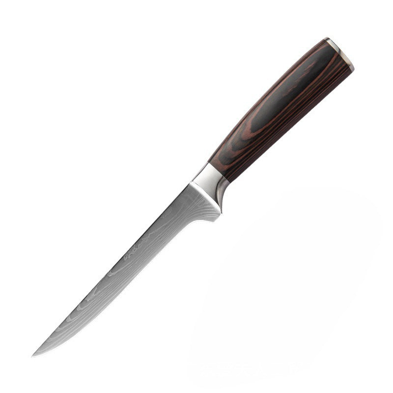 Premium Damascus Style Chef Knife Set Stainless Steel Kitchen Knives