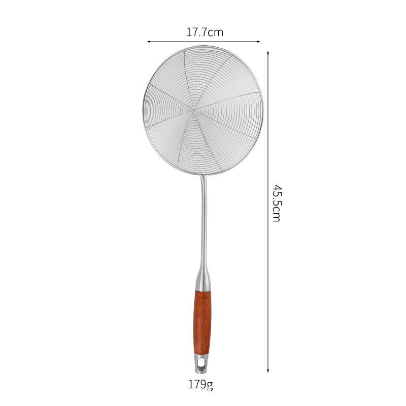 Heavy-Duty Stainless Steel Spider Strainer for Frying, Noodles & Kitchen Cooking