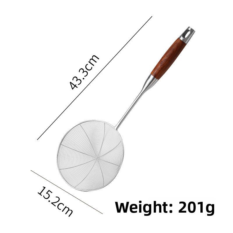 Heavy-Duty Stainless Steel Spider Strainer for Frying, Noodles & Kitchen Cooking