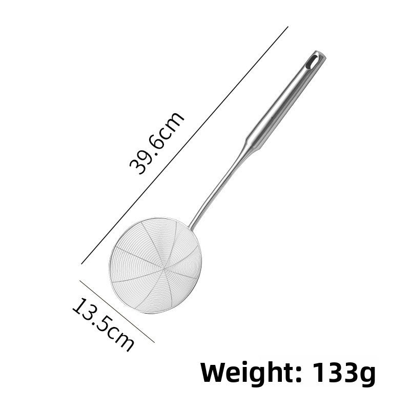 Heavy-Duty Stainless Steel Spider Strainer for Frying, Noodles & Kitchen Cooking
