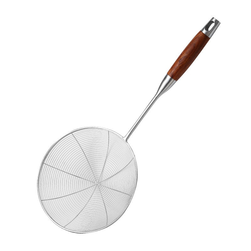 Heavy-Duty Stainless Steel Spider Strainer for Frying, Noodles & Kitchen Cooking
