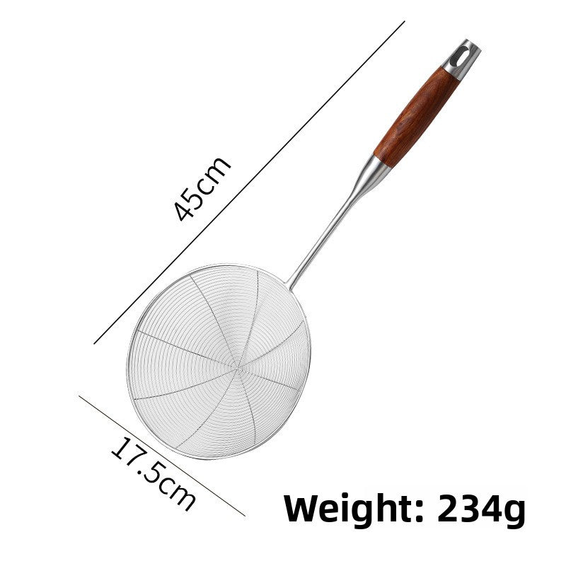 Heavy-Duty Stainless Steel Spider Strainer for Frying, Noodles & Kitchen Cooking