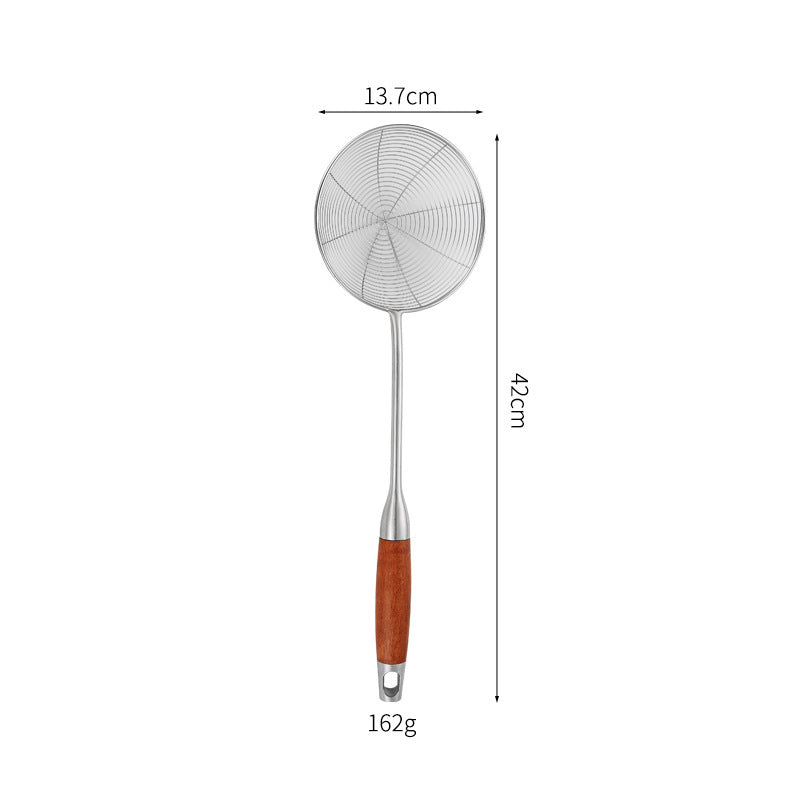 Heavy-Duty Stainless Steel Spider Strainer for Frying, Noodles & Kitchen Cooking