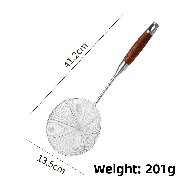 Heavy-Duty Stainless Steel Spider Strainer for Frying, Noodles & Kitchen Cooking
