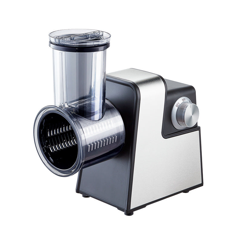 Stainless Steel Electric Vegetable Slicer & Cheese Grater Multi-Function Food Processor with 5/7 Interchangeable Blades