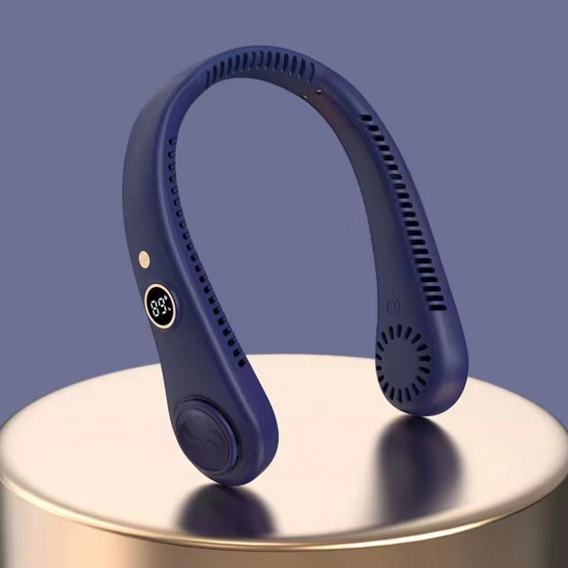 Portable Bladeless Neck Fan 5 Speed Hands-Free Cooling